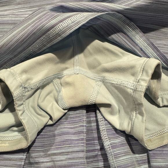 Lululemon Skort Skirt Pleated Tennis Athleisure Sporty Feminine Golf Stripe 8 - Picture 6 of 9